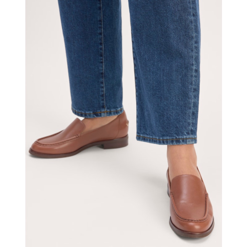 Everlane The Modern Loafer in Leather Rum Brown Women's Size 6