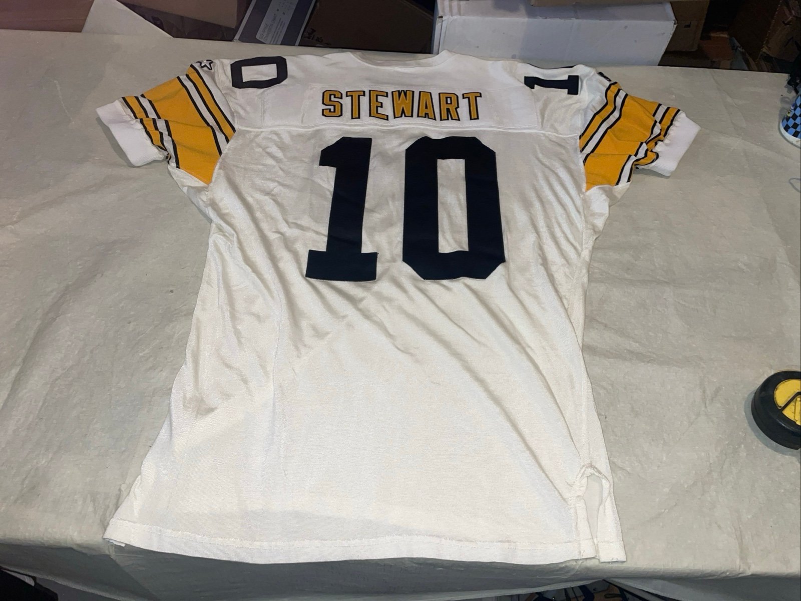 Kordell Stewart Authentic Starter Jersey Men 46 Clean White Sewn Vtg Usa Made