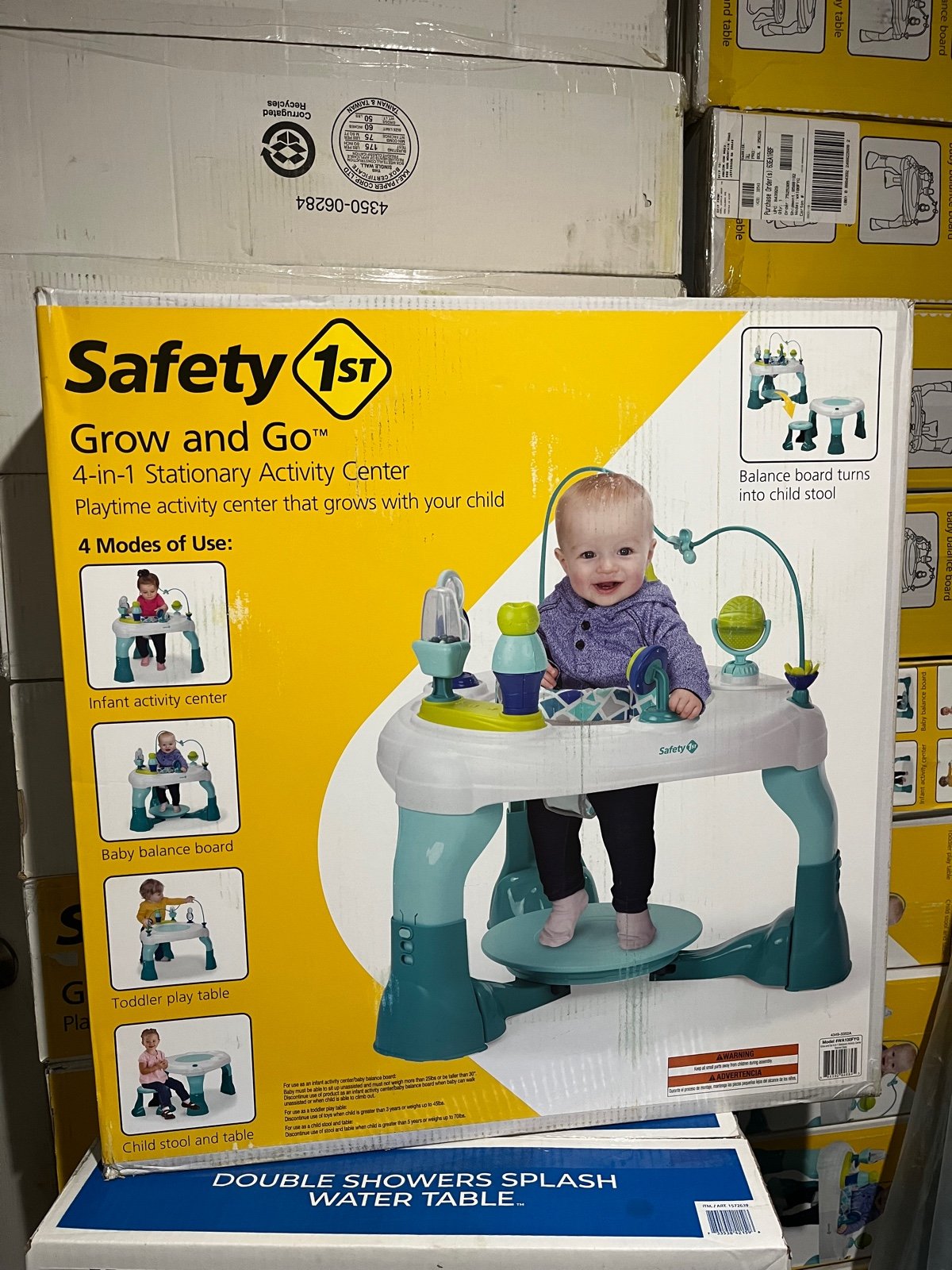 Grow and Go 4-in-1 Stationary Activity Center