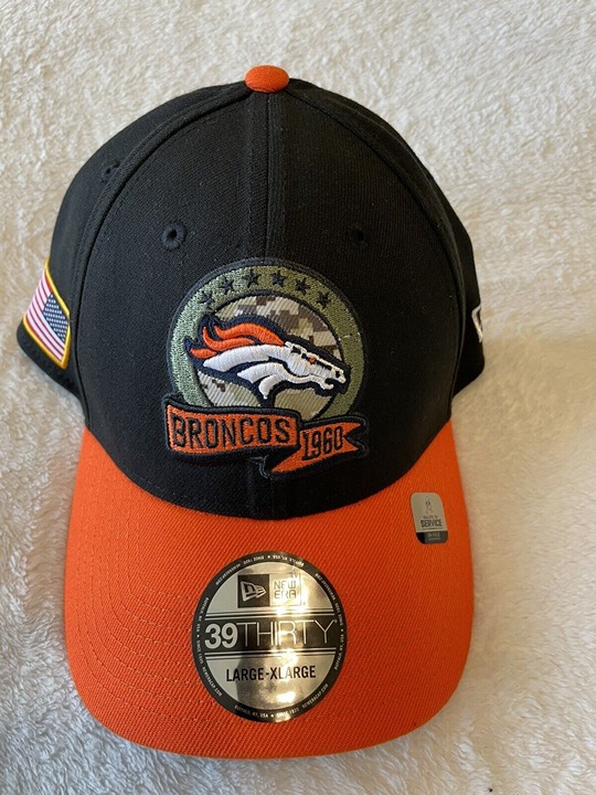 NWT New Era NFL Denver Broncos Salute to Service Cap Sz L-XL
