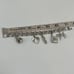 Monet silver tone charm bracelet