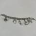 Monet silver tone charm bracelet
