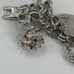 Monet silver tone charm bracelet