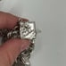 Monet silver tone charm bracelet