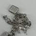 Monet silver tone charm bracelet
