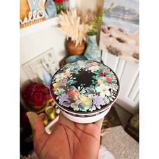 New Vtg Mikasa Maxima Festive Wreath Ceramic Porcelain Holiday Trinket Bowl