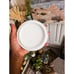 New Vtg Mikasa Maxima Festive Wreath Ceramic Porcelain Holiday Trinket Bowl
