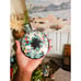 New Vtg Mikasa Maxima Festive Wreath Ceramic Porcelain Holiday Trinket Bowl
