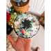 New Vtg Mikasa Maxima Festive Wreath Ceramic Porcelain Holiday Trinket Bowl