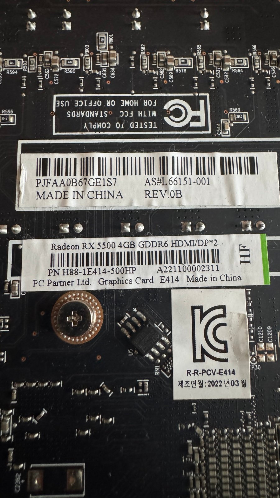 HP Radeon 5500 4gb