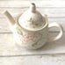 Sango Korean Teapot Pastel Flower Print Dishwasher Oven Microwave Safe