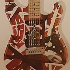 Legendary Guitarists of Rock n' Roll Guitar Heaven Collectible Wall Art Display