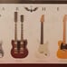 Legendary Guitarists of Rock n' Roll Guitar Heaven Collectible Wall Art Display