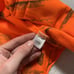 Gander Mountain Vest Mens XL Orange Fleece Hunting Pockets Full Zip Hi Vis