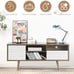 NEW Mid-Century Modern TV Stand for TVs up to 65 Inch with Storage Shelves