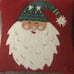 Chandler 4 Corners Laura Megroz Santa Claus Christmas Wool Hooked Pillow 17” Red