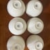 6 Antique Lenox Demitasse Porcelain Bowls + 30 Cups