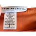Robin Piccone women's Abi burnt orange ecru bikini bottoms size Small NEW 98