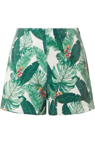 Miley Sequined Crepe shorts