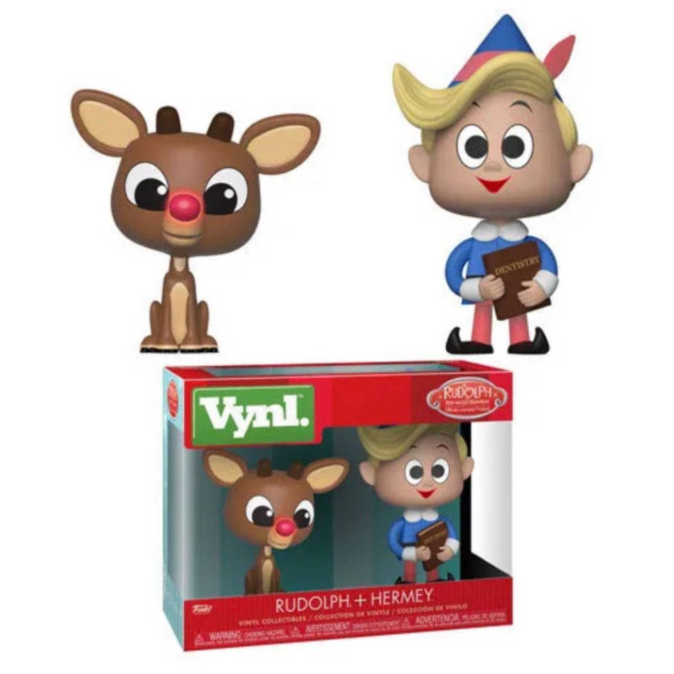 Funko Vynl Figures 2-Pack Rudolph the Red-nosed Reindeer RUDOLPH & HERMEY