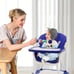 Baby high Chair 5in1 Children's high chair with table and roller adjustable fold
