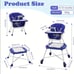 Baby high Chair 5in1 Children's high chair with table and roller adjustable fold