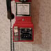 1950's Payphone with Push Button Technology, Red