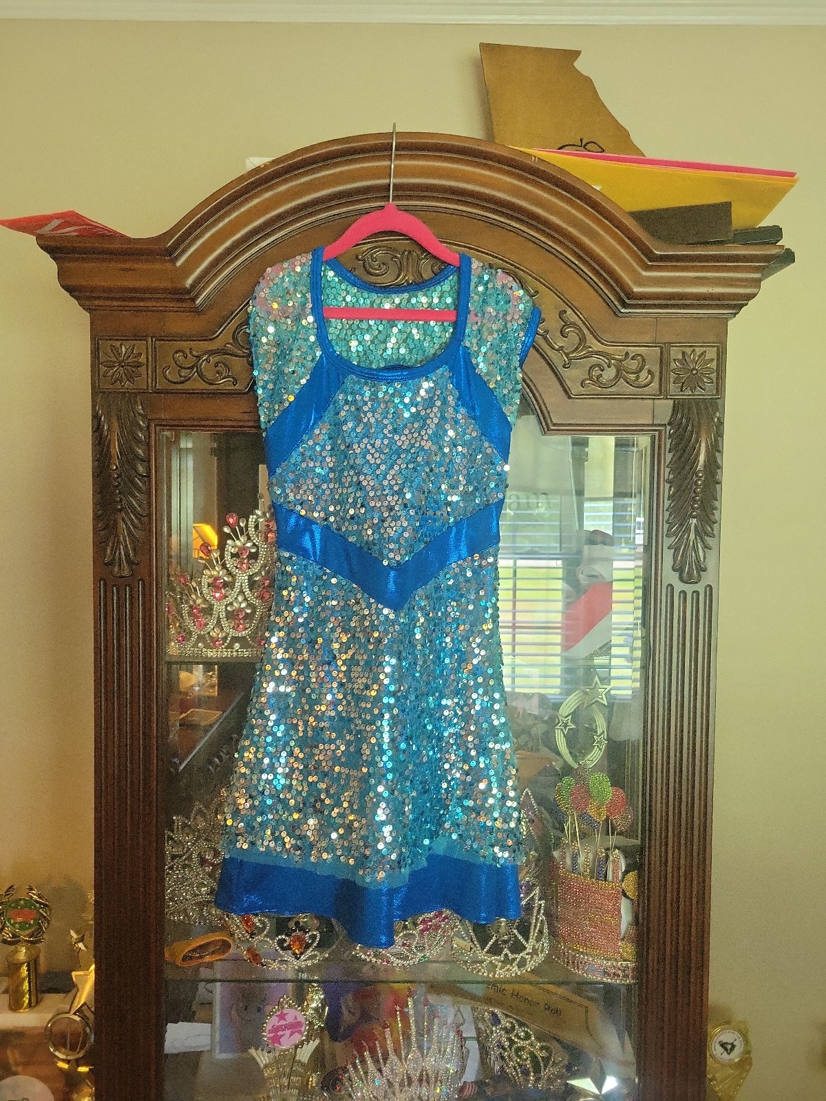 Girls Baton Twirling/ Ice Skating costume. Size SA