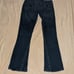 True Religion JOEY SUPERT low rise flare jeans with flap pockets thick thread 27