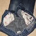 True Religion JOEY SUPERT low rise flare jeans with flap pockets thick thread 27