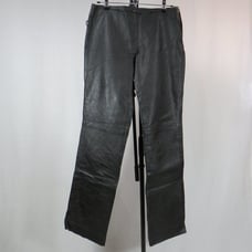 Leather King Black Leather Pants