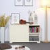 NEW Storage Cabinet Kitchen Buffet Cabinet Sideboard with Sliding Door, White