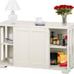 NEW Storage Cabinet Kitchen Buffet Cabinet Sideboard with Sliding Door, White