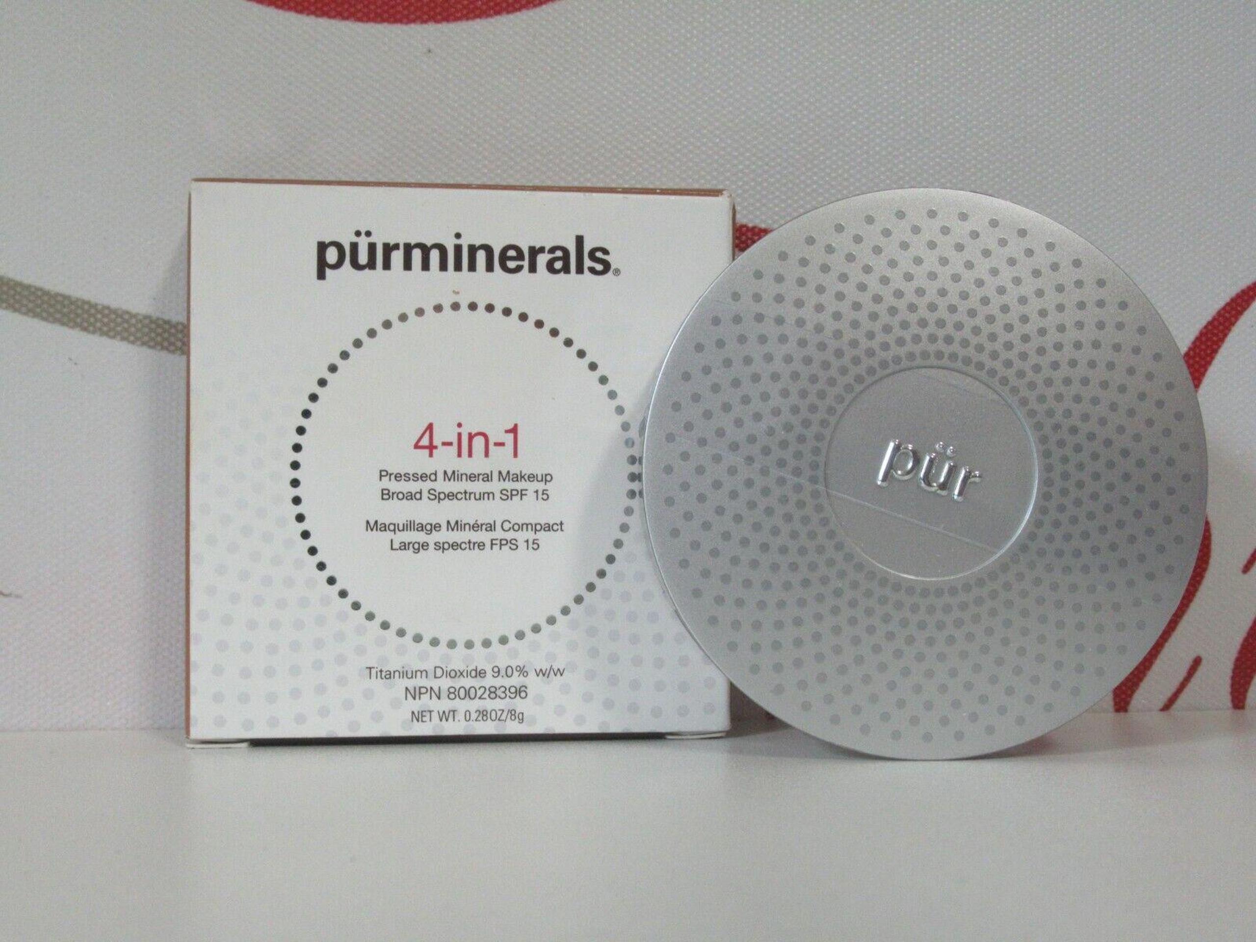 PUR MINERALS  4 IN 1 PRESSED MINERAL MAKEUP DEEP  .28 OZ BOXED