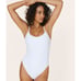 Andie Swim The Laguna Ribbed One Piece in White XL Tall NWT