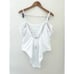 Andie Swim The Laguna Ribbed One Piece in White XL Tall NWT