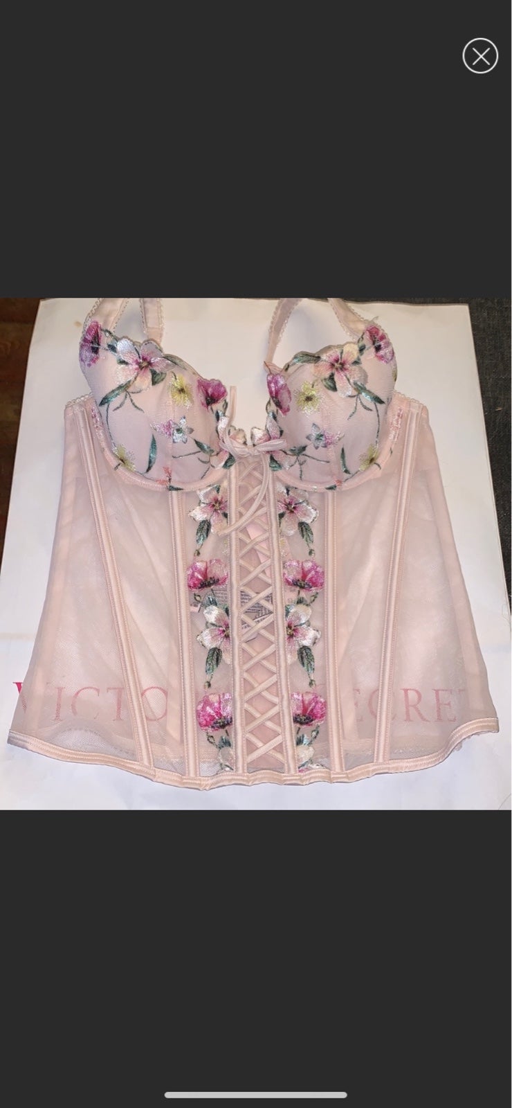 Victoria’s Secret floral bustier