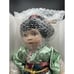 Beautiful Kneeling Japanese Porcelain Doll with Pillow