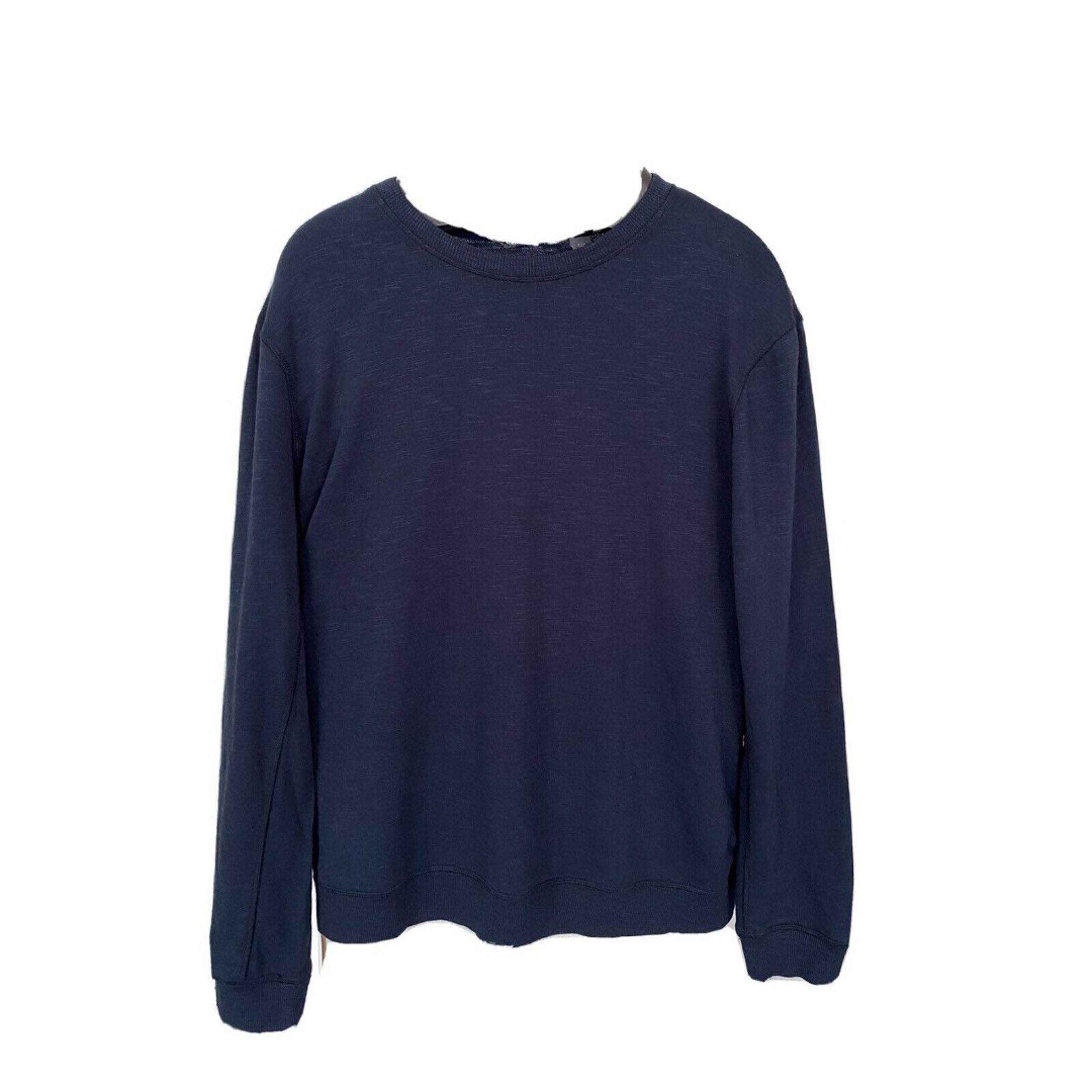 Michael Bastian Men's French Terry Pullover Sweater Navy Size XL (CO41)