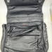 TUMI Black Leather Messenger 16 Laptop Brief Expandable Bag No Shoulder Strap