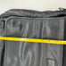 TUMI Black Leather Messenger 16 Laptop Brief Expandable Bag No Shoulder Strap