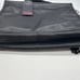 TUMI Black Leather Messenger 16 Laptop Brief Expandable Bag No Shoulder Strap