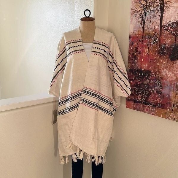 Lemlem Macari Pocket Cardigan One Size