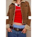 Urban Outfitters Pax Plate Buckle Leather Belt NWT