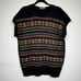 Sumajtika Anaya SRL Peru Alpaca Wool Sweater Vest Womens L Vintage Preppy Brown