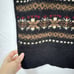 Sumajtika Anaya SRL Peru Alpaca Wool Sweater Vest Womens L Vintage Preppy Brown