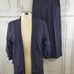 NWT Scoop 2 Piece Navy Pinstripe Business Suit XS