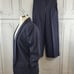 NWT Scoop 2 Piece Navy Pinstripe Business Suit XS