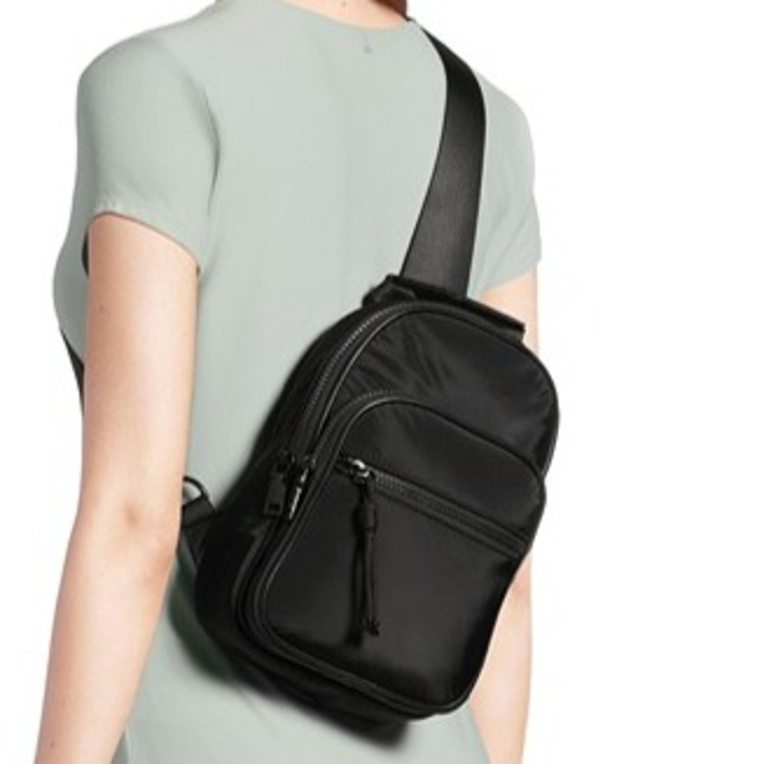 No Boundaries Hands Free Sling Bag, Black, Women’s