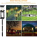 Solar Pathway Lights Outdoor Solar Outdoor Lights 6-Pack fesjdkha